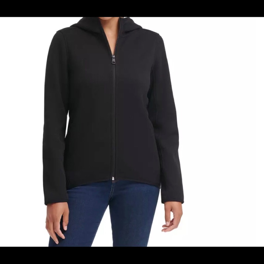 NEW Andrew Marc Fleece jacket with hood